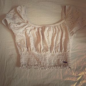 White Peasant Top